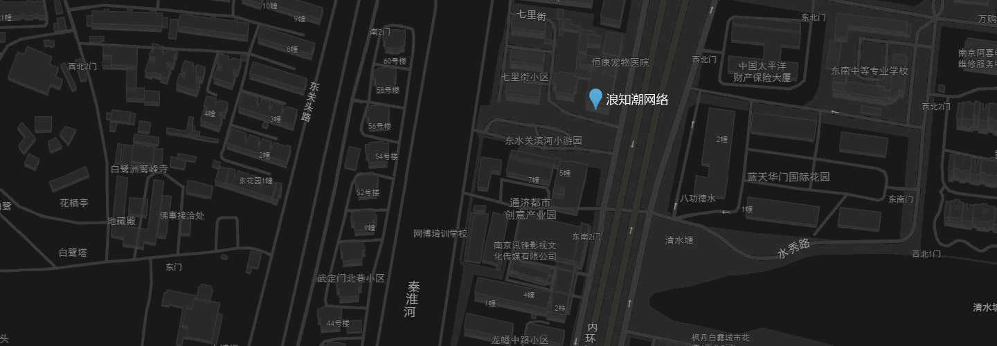 浪知潮网络办公位置示意